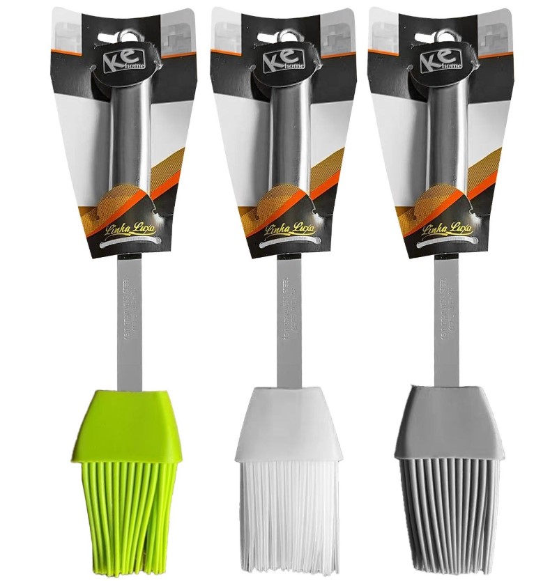 Πινέλο Σιλικόνης Με Ανοξείδωτη Λαβή 27εκ. Homie 81-1152 (Υλικό: Σιλικόνη) - Homie - 81-1152